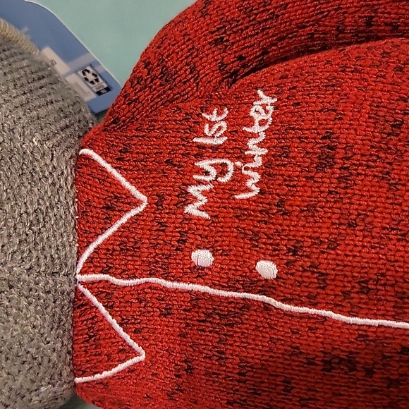 Spark 🎄my 1st Winter stuffed owl with rattle feature NWT - Picture 2 of 4